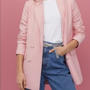 H&M Pink Blazer Small